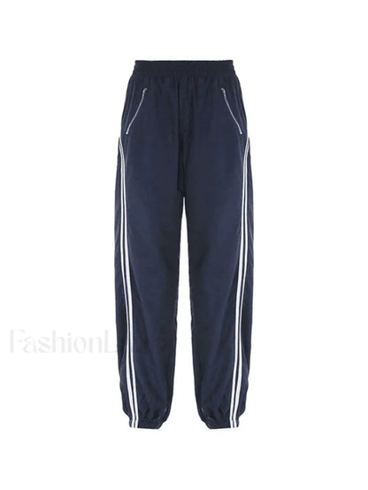 Side Stripe Baggy Jogger Pants