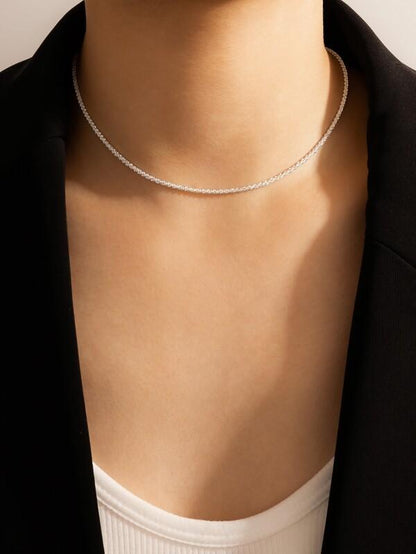 Simple Solid Choker for Women