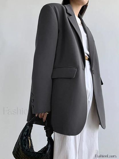 Single Breasted Graceful Essential Blazer