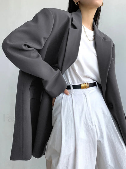 Single Breasted Graceful Essential Blazer