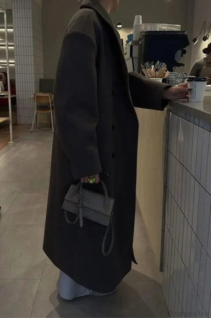 Single-Breasted Winter Coat