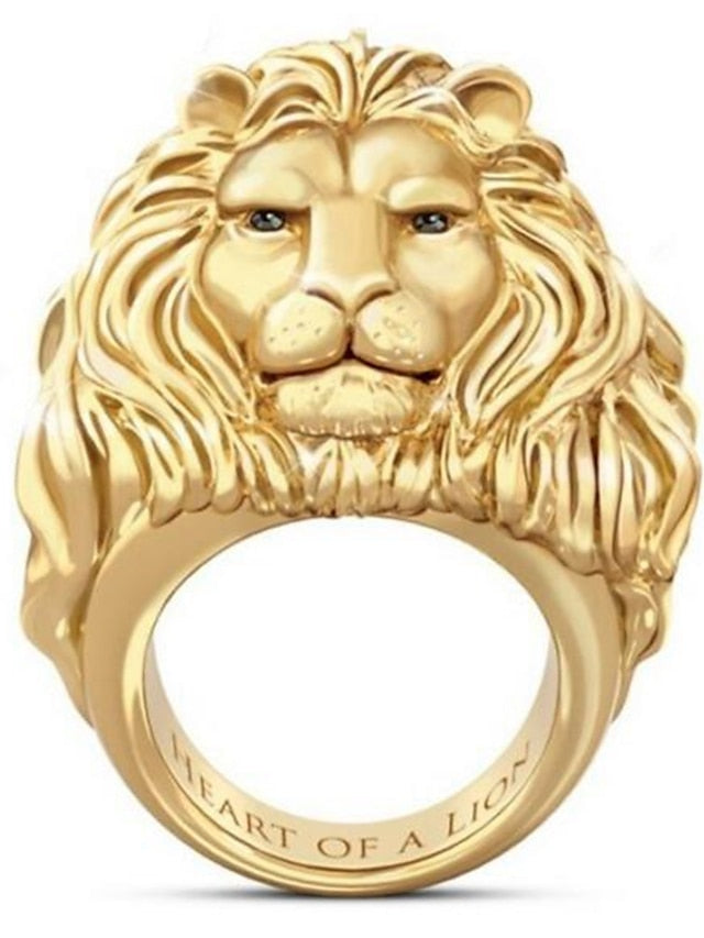 1PC Ring For Men's Holiday Date Alloy Classic Lion for Women