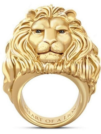 1PC Ring For Men's Holiday Date Alloy Classic Lion for Women