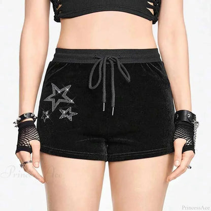 Soft Sparkling Drawstring Short