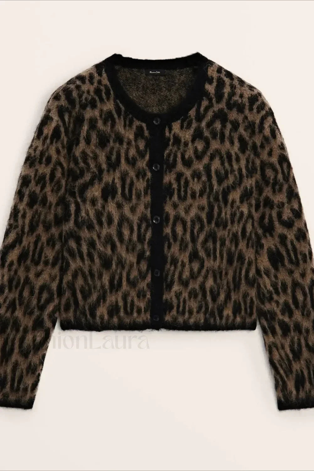 Soft Waxy Round Neck Cardigan