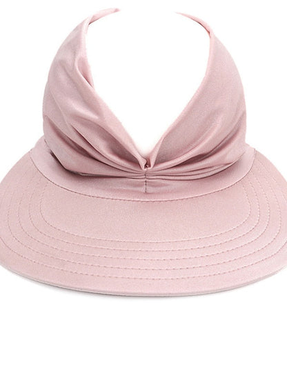 Sun Hat Floppy Hat Outdoor Daily Crystal / Rhinestone Solid / Plain Color Polyester Boho Casual Casual / Daily 1 pcs for Women