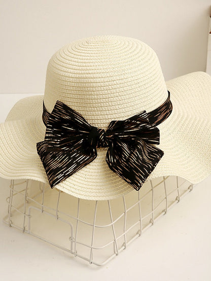 Sun Hat Daily Holiday Straw Vacation Casual Beach Sunscreen Breathability Casual 1 pcs for Women