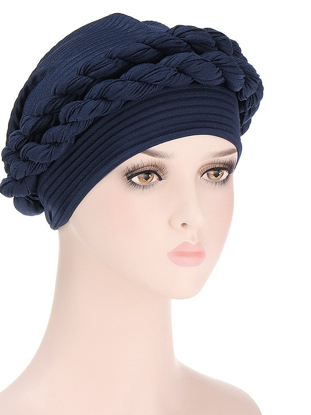 Turban Home Daily Solid / Plain Color Polyester Casual 1 pcs for Women