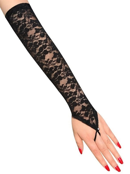 Fingerless Gloves Lace Gloves Wedding Party Evening Gift Polyester Simple Bridal Gloves Sexy 1 Pair for Women