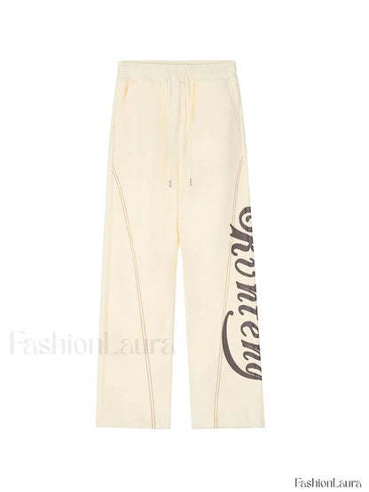 Stitch Design Logo Baggy Sweatpants