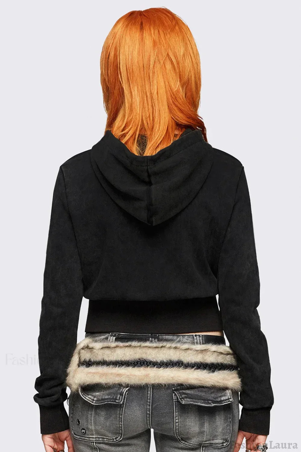 Street Style Color Block Hooded Hoodie