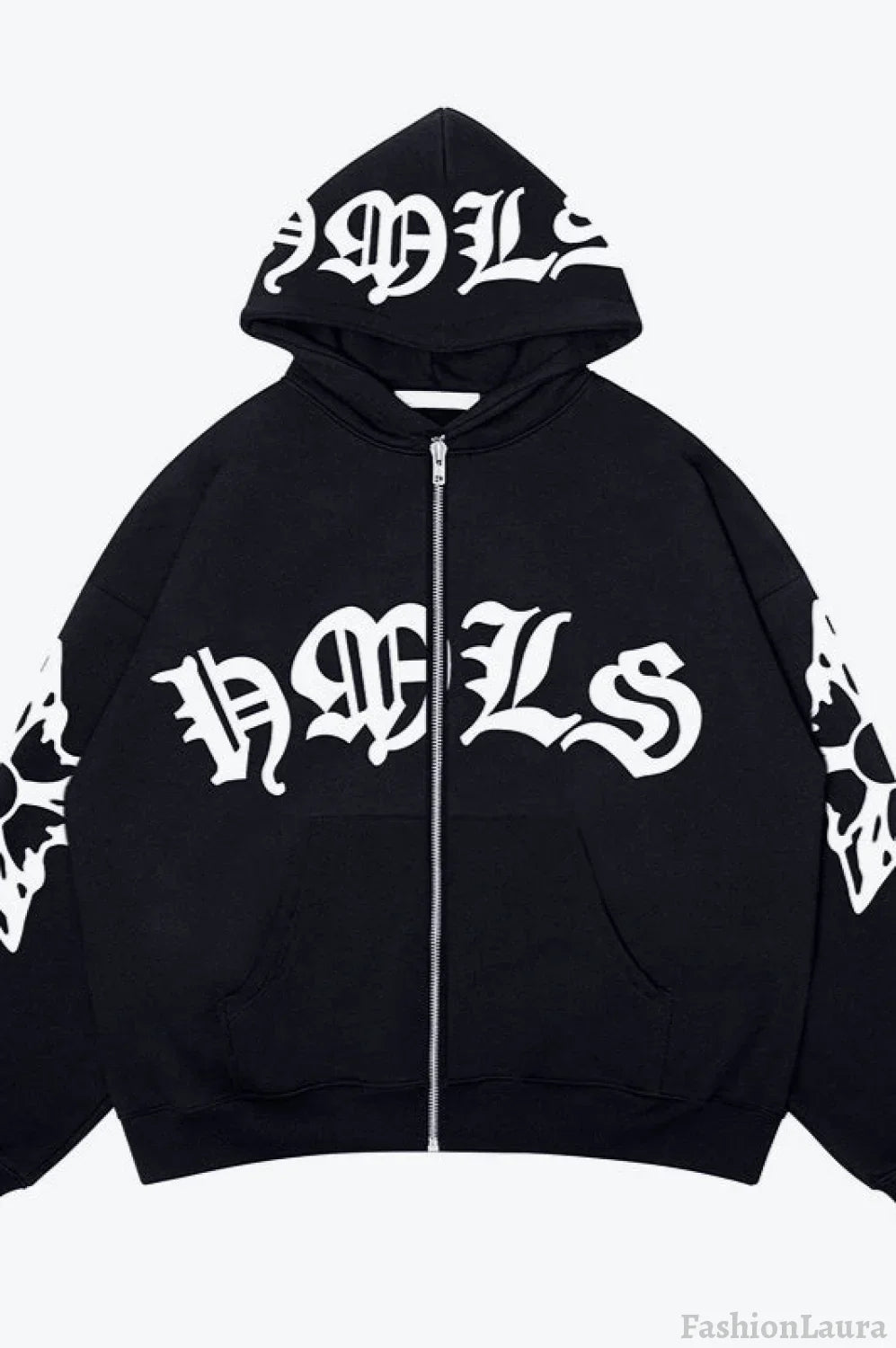 Street Style Zipper Pullover Hoodie