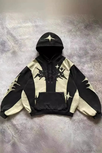 Street Y2K Collage  Loose Hoodie