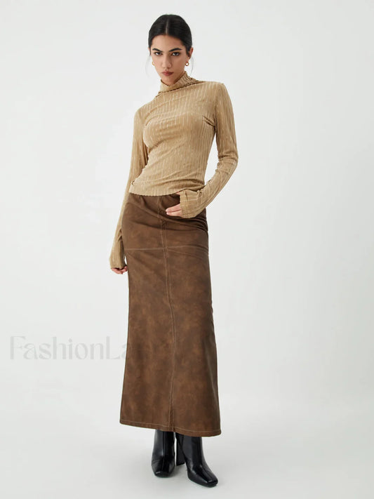Striped Long Graceful Sleeve Shirt