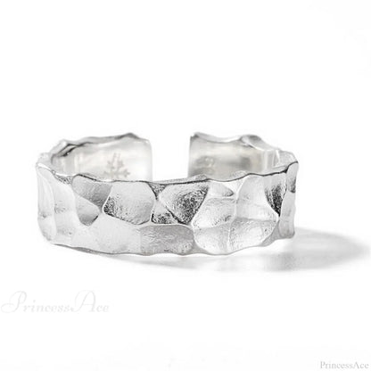 Stylish Silver Simple Gothic Ring
