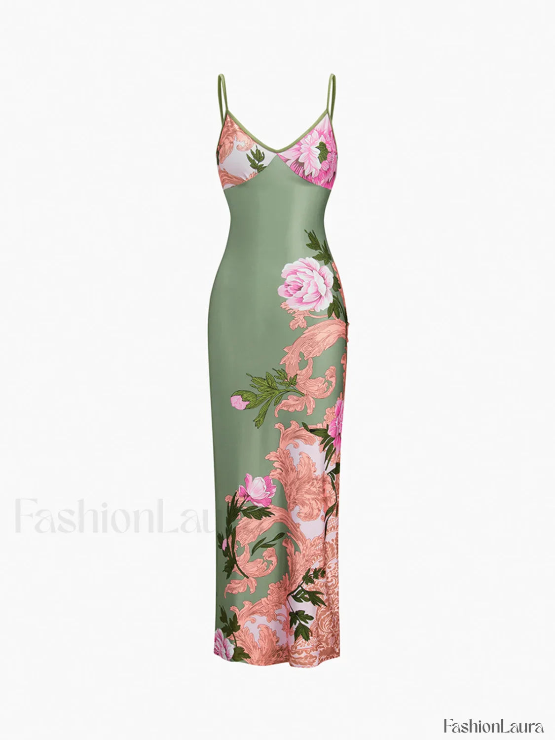 Summer Floral Graceful Long Dress