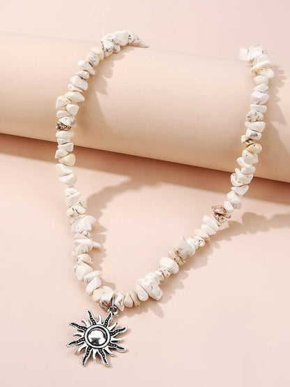 Sun Pendant Necklace for Women
