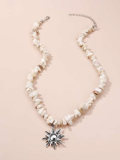 Sun Pendant Necklace for Women
