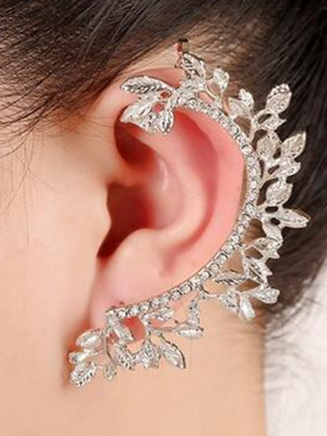 1PC Ear Cuff Single Earring For AAA Cubic Zirconia Street Date Alloy Classic Fashion for Women