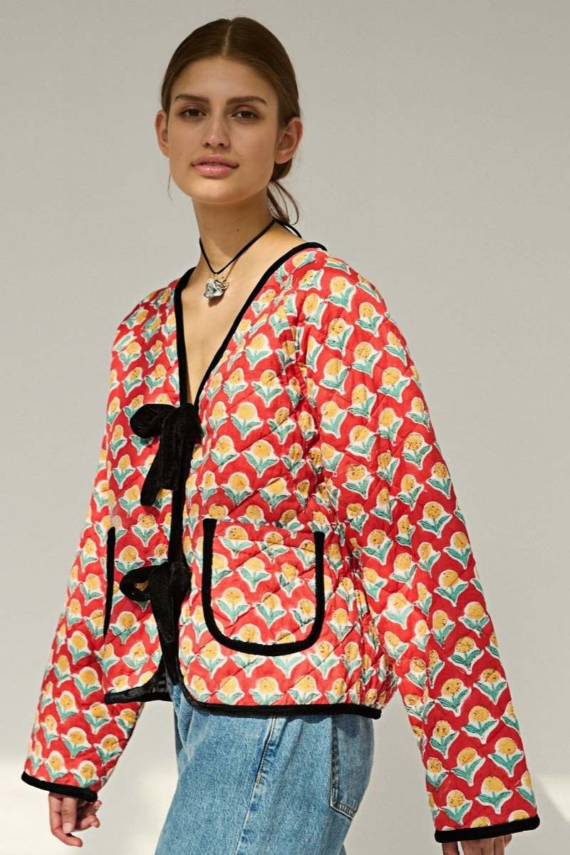 Chaqueta Suvanna - Naranja Sangre