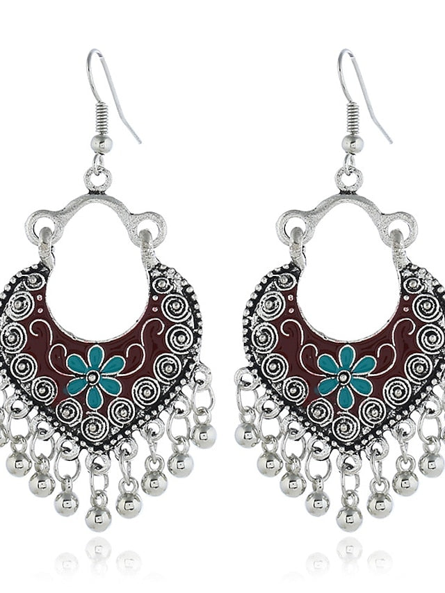 Earrings Vintage Street Flower Earring for Women