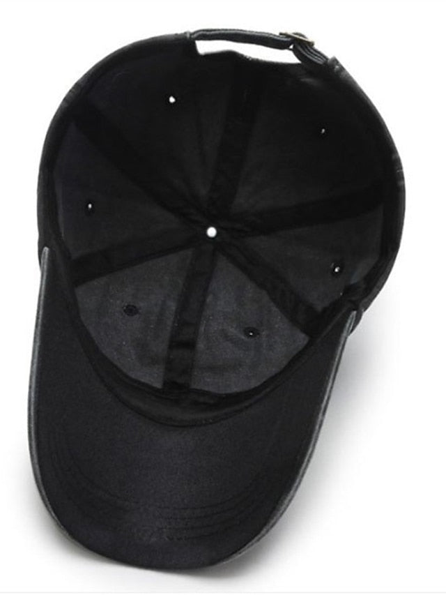 Baseball Cap Adjustable Buckle Pure Color Sports for Women