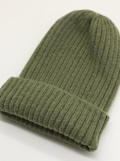 Hat Beanie / Slouchy Winter Hats Green Pink Khaki Outdoor Street Dailywear Knit Pure Color Windproof Comfort Warm for Women