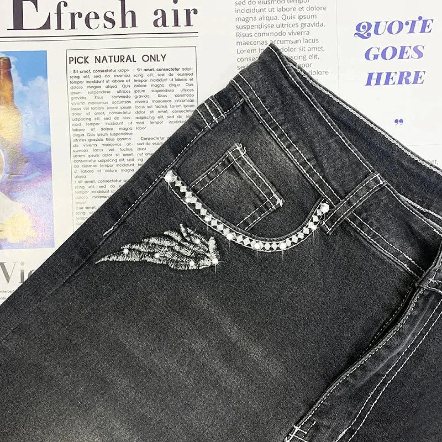 Tall Waist Gothic Seductive Antique Pant