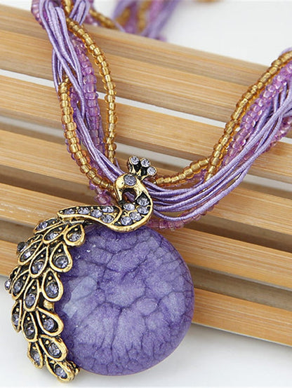 necklace Textured Street Geometry Necklaces for Women