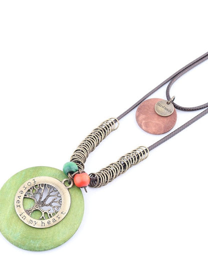 necklace Archaistic Street Tree Necklaces for Women