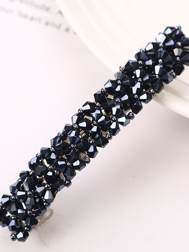 1PC Hair Clip For Daily Glitter Shiny Reinstone Alloy for Women