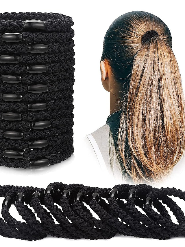 12pcs Weaved Hair Ties Hair Tie For Daily Thread Cord for Women