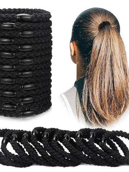 12pcs Weaved Hair Ties Hair Tie For Daily Thread Cord for Women
