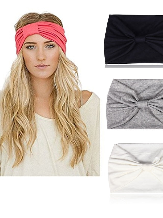 1PC Pringting Headbands Bandana Hair Scarf For Outdoor Daily Crossover Fabric for Women