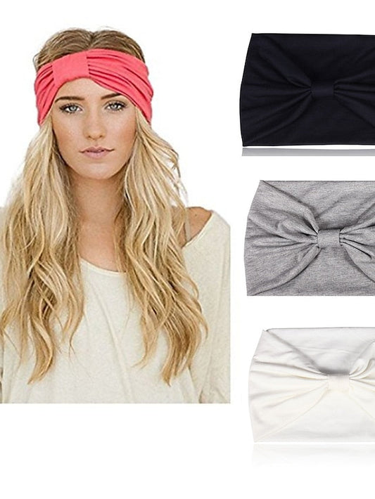 1PC Pringting Headbands Bandana Hair Scarf For Outdoor Daily Crossover Fabric for Women