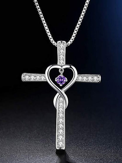 necklace Chic & Modern Street Heart Necklaces / Red / Green / Purple / Fall / Winter for Women