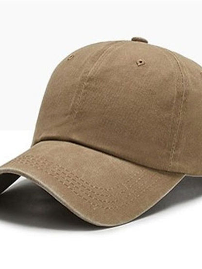 Baseball Cap Adjustable Buckle Pure Color Sports for Women