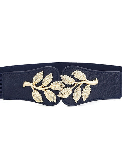 Wide Belt Corset Belt Canvas Metal Bucke Geometric Cord Wowen Formal Daily Holiday White Black Red Navy Blue for Women