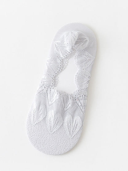 1 Pair Socks Solid Colored Antibacterial / Deodorant / Leg Shaping Simple Style Polyester / Cotton EU36-EU46 for Women