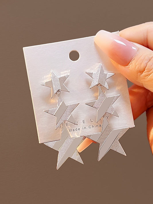 1 Pair Drop Earrings Earrings For Gift Date Festival Alloy Vintage Style Star for Women