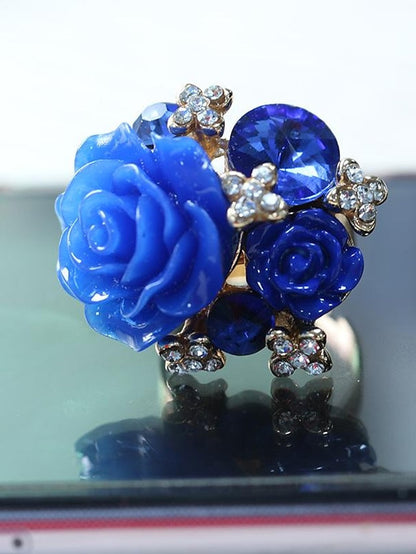 Ring Wedding Holiday Engagement Braided Floral for Women