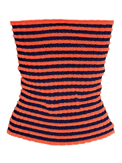 Twist Cutout Crop Bandeau Top