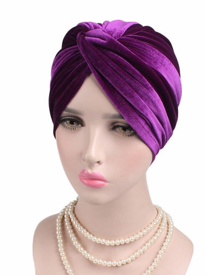 Muslim Hijab Bonnet Outdoor Home Daily Solid / Plain Color Polyester Casual Casual / Daily 1 pcs for Women