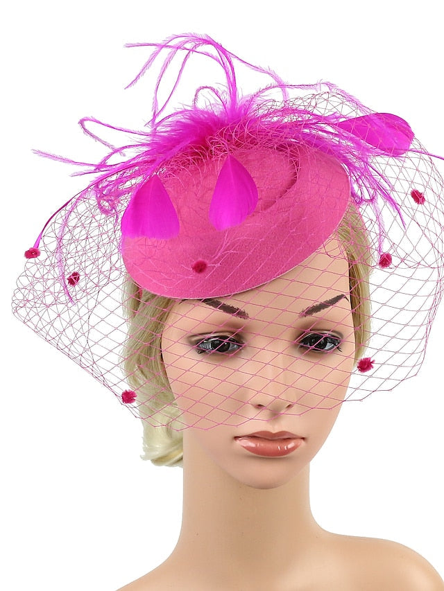 Hair Clip Chic & Modern Party Pure Color Headwear / Black / Red / Blue / Fall / Winter for Women