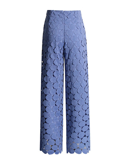 Disc Tassel Hollow High Waist Trousers