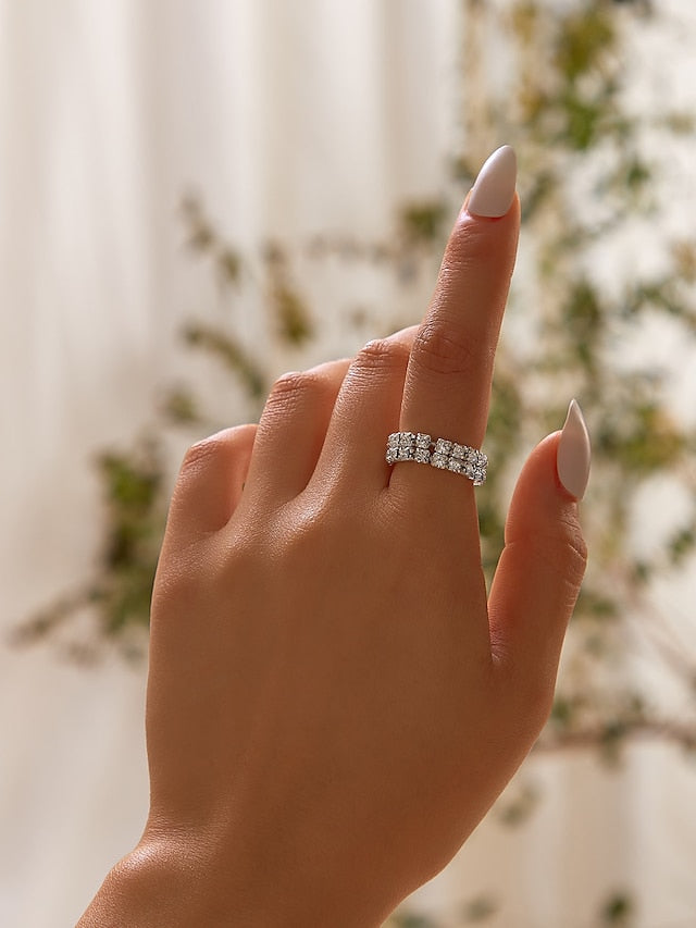 1PC Adjustable Ring For Party Evening Gift Holiday Alloy Classic Precious for Women