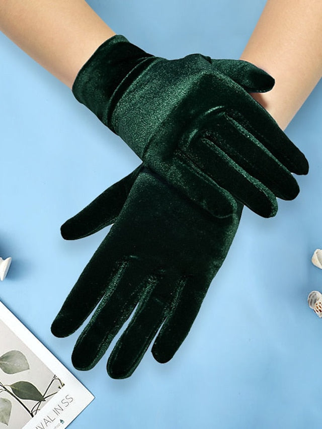 Warm Winter Gloves Gift Daily Solid / Plain Color Polyester Acrylic Fibers Simple Bridal Gloves Sexy 1 Pair for Women