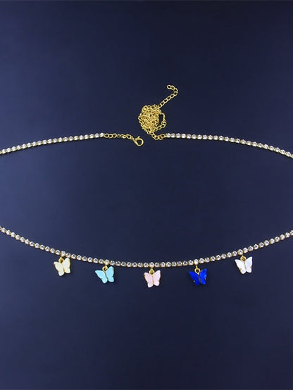 body chain Fashion Street Butterfly Headwear for Women