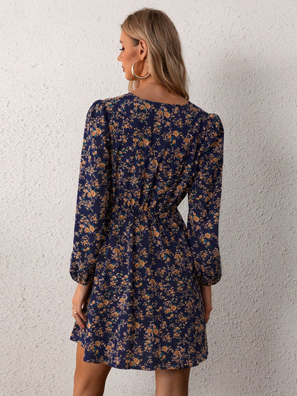 Vestido informal de verano con estampado floral para mujer | Ideal para primavera/verano