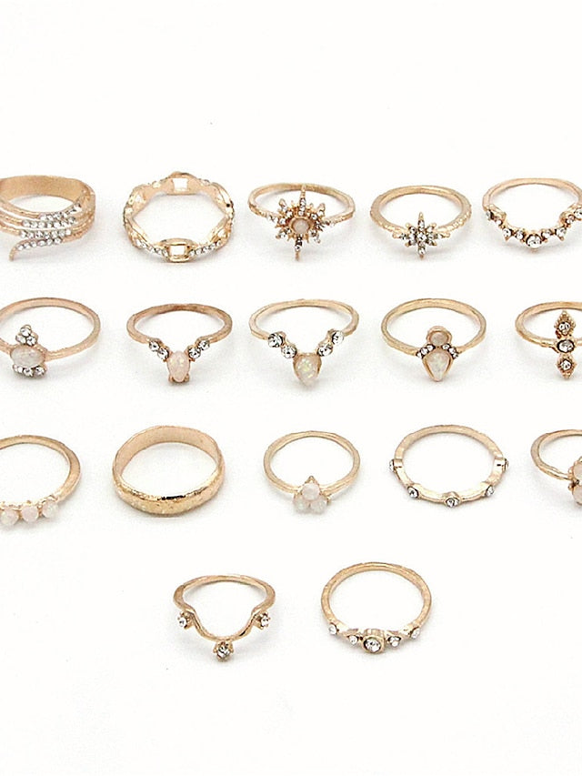 Rings Archaistic Outdoor Geometry Ring for Women